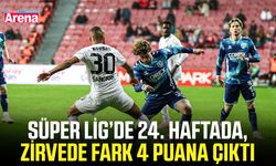 Süper Lig’de 24. haftada, zirvede fark 4 puana çıktı