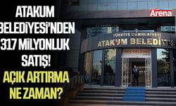 Atakum Belediyesi'nden 317 milyonluk satış