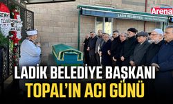 Ladik Belediye Başkanı Topal’ın acı günü