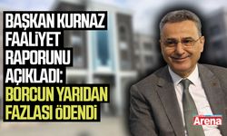 Başkan Kurnaz, 22 aylık faaliyet raporunu açıkladı: Borcun yarıdan fazlası ödendi