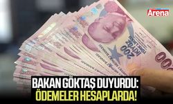 Bakan Göktaş duyurdu: Ödemeler hesaplarda!