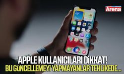Apple kullanıcıları dikkat! Bu güncellemeyi yapmayanlar tehlikede..."