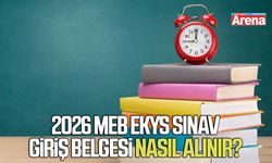 2026 MEB EKYS sınav giriş belgesi nasıl alınır?