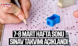 7-8 Mart hafta sonu sınav takvimi açıklandı