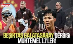 Beşiktaş Galatasaray derbisi Muhtemel 11'ler!
