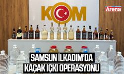 Samsun İlkadım'da kaçak içki operasyonu