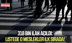 318 bin ilan açıldı: Listede o meslekler ilk sırada!