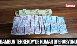 Samsun Tekkeköy'de kumar operasyonu