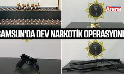 Samsun'da dev narkotik operasyonu