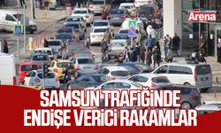 Samsun'da trafiğe kayıtlı araç sayısı belli oldu