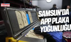 Samsun'da APP plaka yoğunluğu sürüyor