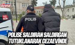 Samsun'da polise saldıran saldırgan tutuklanarak cezaevine gönderildi