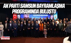 AK Parti Samsun bayramlaşma programında buluştu