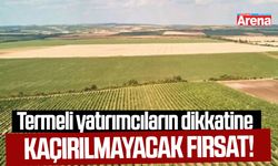 Termeli yatırımcıların dikkatine: Kaçırılmayacak fırsat!