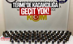Terme'de kaçak tütün operasyonu