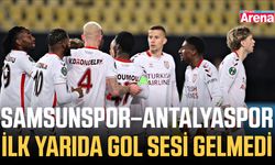 Samsunspor–Antalyaspor ilk yarıda gol sesi gelmedi