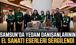 Samsun’da YEDAM danışanlarının el sanatı eserleri sergilendi