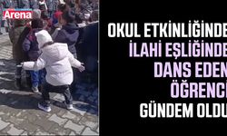 Okul etkinliğinde ilahi eşliğinde dans eden öğrenci gündem oldu