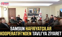 Samsun Hafriyatçılar Kooperatifi’nden Tavlı’ya ziyaret