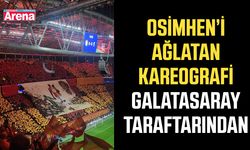 Osimhen’i ağlatan kareografi Galatasaray taraftarından