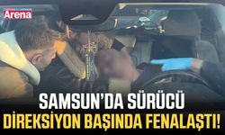 Samsun’da sürücü direksiyon başında fenalaştı!