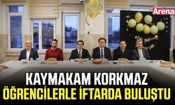Kaymakam Korkmaz öğrencilerle iftarda buluştu