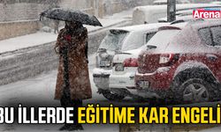 Bu illerde eğitime kar engeli!