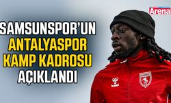 Samsunspor’un Antalyaspor kamp kadrosu açıklandı