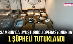 Samsun'da uyuşturucu operasyonunda 1 şüpheli tutuklandı