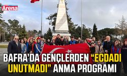 Bafra’da gençlerden “Ecdadı Unutmadı” anma programı