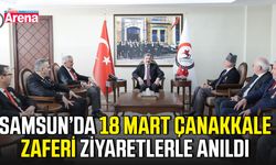 Samsun’da 18 Mart Çanakkale Zaferi ziyaretlerle anıldı