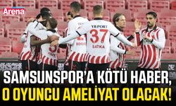 Samsunspor’a kötü haber, o oyuncu ameliyat olacak!