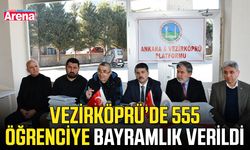 Vezirköprü’de 555 öğrenciye bayramlık verildi