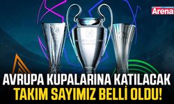 Avrupa kupalarına katılacak takım sayımız belli oldu!