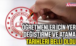 Öğretmenler için yer değiştirme ve atama tarihleri belli oldu