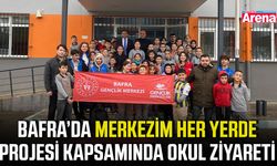 Bafra’da Merkezim Her Yerde projesi kapsamında okul ziyareti