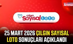 25 Mart 2026 Çılgın Sayısal Loto sonuçları açıklandı