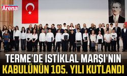 Terme’de İstiklal Marşı’nın kabulünün 105. yılı kutlandı