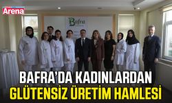 Bafra’da kadınlardan glütensiz üretim hamlesi