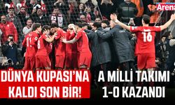 Dünya Kupası'na kaldı son bir! A Milli takımı 1-0 kazandı