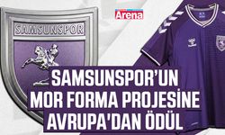 Samsunspor’un "Mor Forma" projesine Avrupa'dan ödül