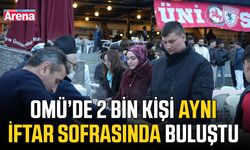 OMÜ’de 2 bin kişi aynı iftar sofrasında buluştu