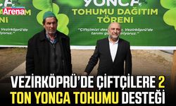 Vezirköprü’de çiftçilere 2 ton yonca tohumu desteği