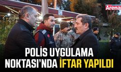 Polis Uygulama Noktası’nda iftar yapıldı