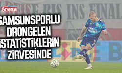 Samsunsporlu Drongelen istatistiklerin zirvesinde