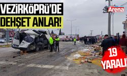 Samsun'da freni boşalan kamyon ortalığı savaş alanına çevirdi