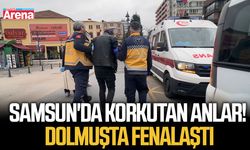 Samsun'da korkutan anlar! Dolmuşta fenalaştı