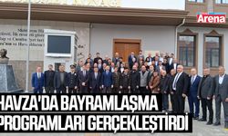 Havza'da bayramlaşma programları gerçekleştirdi