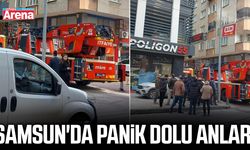Samsun'da panik dolu anlar!