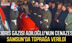 Kıbrıs gazisi Adiloğlu'nun cenazesi Samsun'da toprağa verildi